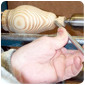 Wood turning demonstration
